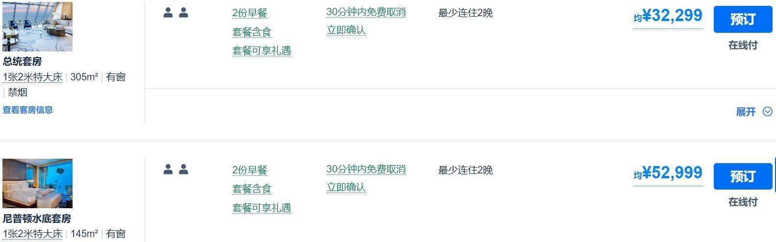 今年春节三亚最贵的是8家酒店房价令人咋舌最贵的一晚要20万(图9)