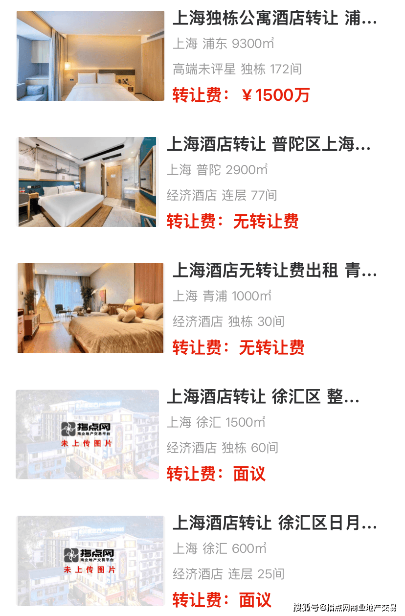 上海酒店转让出售 2507期｜指点网(图4)