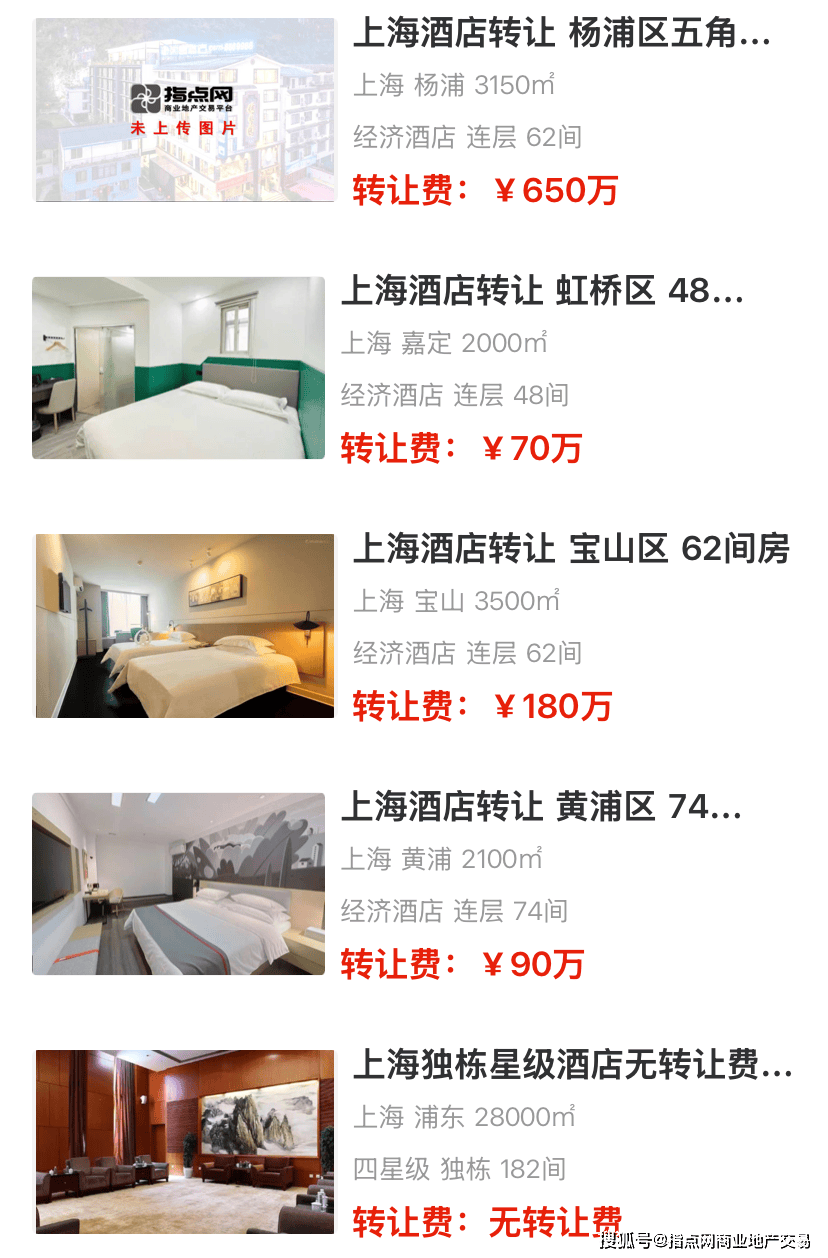 上海酒店转让出售 2507期｜指点网(图5)
